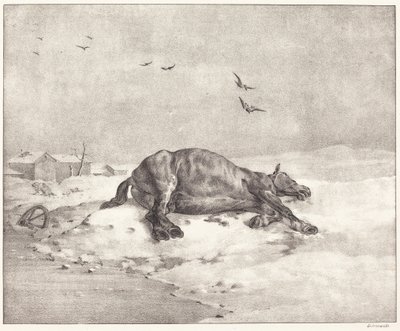 Cheval mort - Theodore Gericault