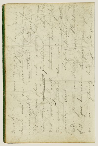 Projet de lettre - Theodore Gericault
