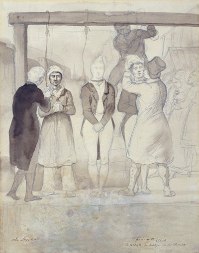 Exécution à Londres (la punition) - Theodore Gericault