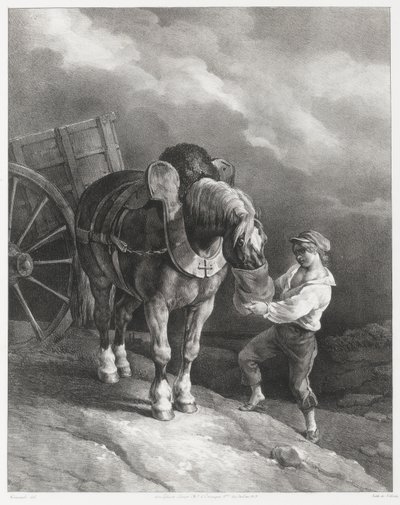 Garçon donnant l