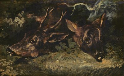 Têtes de chevreuil, 1815 - Theodore Gericault