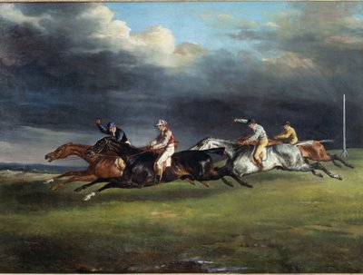 Course de chevaux dite le derby à Epsom - Theodore Gericault