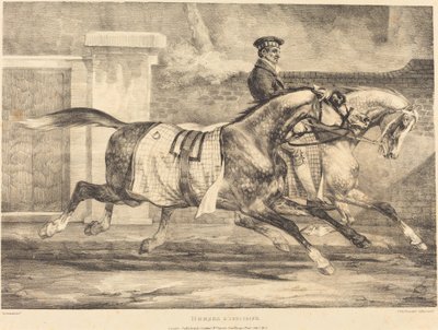 Chevaux en exercice - Theodore Gericault