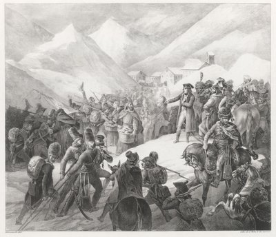 Le Passage du Mont Saint-Bernard (Crossing of Mount Saint Bernard) - Theodore Gericault