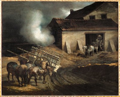 Le four a platre. Le four à plâtre ... - Theodore Gericault