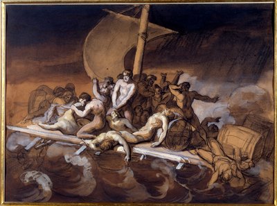 Le Radeau de la Méduse (étude préparatoire) - Theodore Gericault