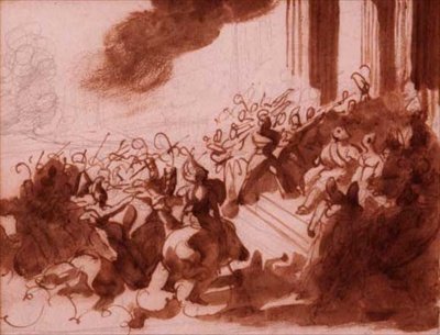 Louis XVIII passant en revue sur le Champ de Mars - Theodore Gericault