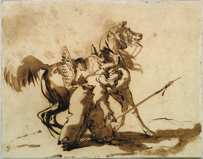 Mamelouk descendant de cheval - Theodore Gericault