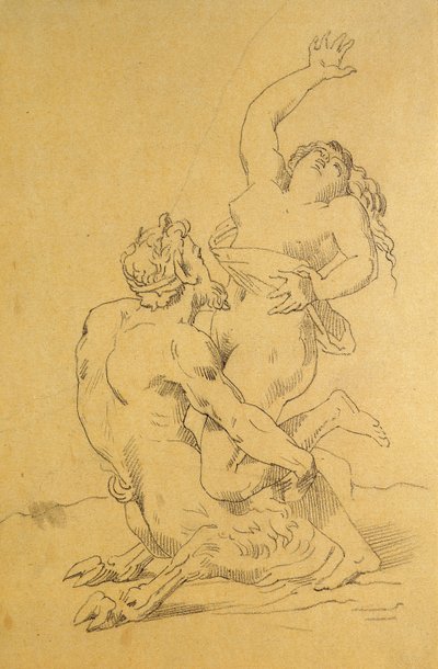 Nymphe et Satyre - Theodore Gericault