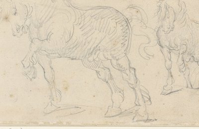 Études sur les chevaux - Theodore Gericault