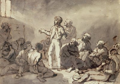Prisonniers dans une cellule - Theodore Gericault