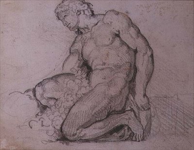 Figure assise - Theodore Gericault