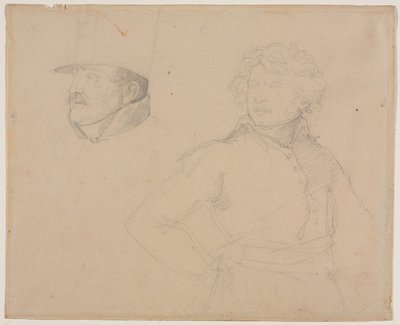 Étude de deux soldats - Theodore Gericault