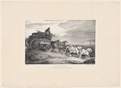 Le wagon à charbon - Theodore Gericault