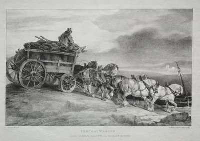 Le wagon à charbon - Theodore Gericault