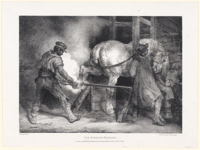 Le maréchal-ferrant flamand - Theodore Gericault