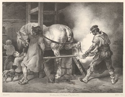 Le maréchal-ferrant flamand - Theodore Gericault