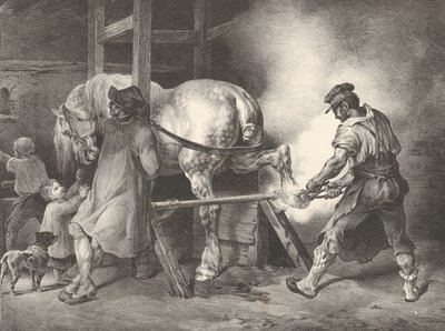 Le maréchal-ferrant flamand - Theodore Gericault