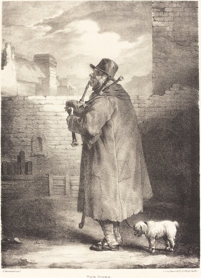 Le joueur de cornemuse - Theodore Gericault