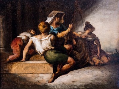 La famille pauvre - Theodore Gericault