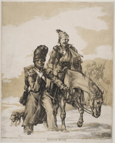 La Retraite de Russie, vers 1818 - Theodore Gericault
