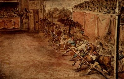 La course sur le Corso - Theodore Gericault