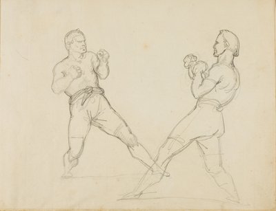 Deux boxeurs s