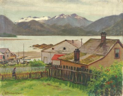Dans le vieux quartier, Sitka, 1900 - Theodore J. Richardson