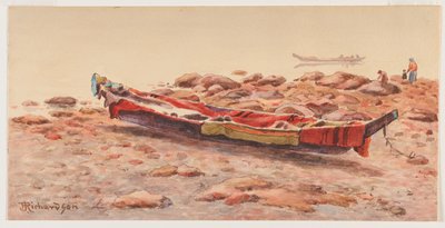 [Canoë du Nord-Ouest], probablement 1884-86 ou 1903-14 - Theodore J. Richardson