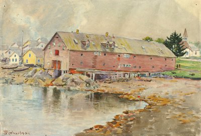 Le vieux entrepôt, Sitka, vers 1880-1914 - Theodore J. Richardson