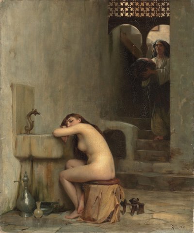 Repos au bain, 1888 - Theodore Jacques Ralli
