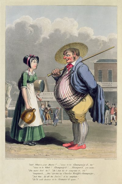 Publicité pour le Champagne de Charles Wright, gravée par George Hunt, c.1827 - Theodore Lane