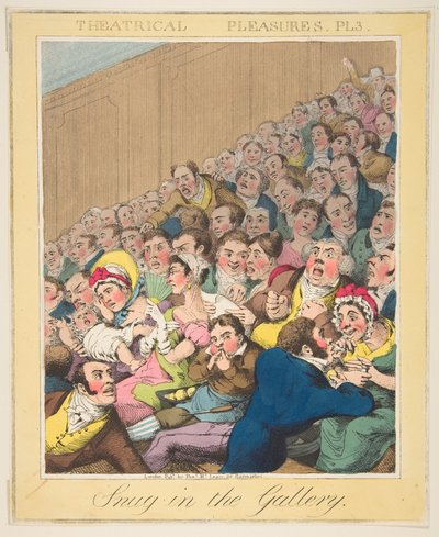 Plaisirs théâtraux, Bien installé dans la galerie, Planche 3 - Theodore Lane