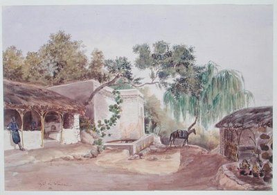Un café à Alger, c.1835 - Theodore Leblanc