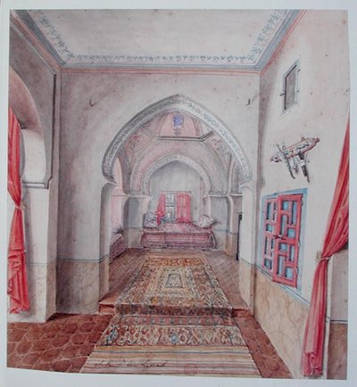 Un intérieur mauresque, Alger - Theodore Leblanc