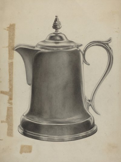 Urne à café en étain - Theodore Pfitzer