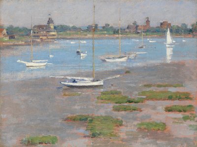 Marée basse, Riverside Yacht Club, 1894 - Theodore Robinson