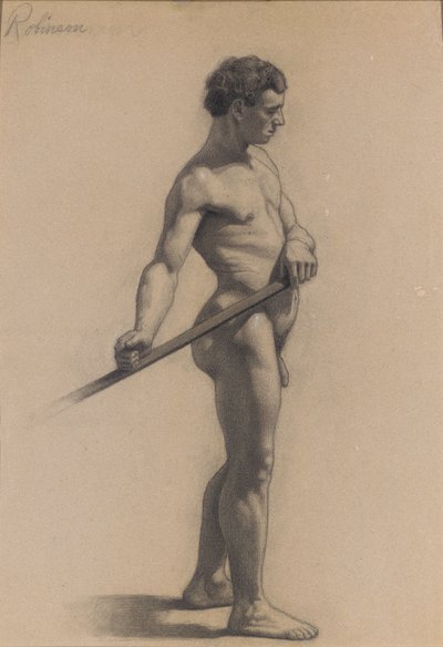 Étude de la figure masculine, 1875 - Theodore Robinson