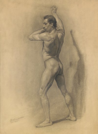 Étude de la figure masculine, 1875 - Theodore Robinson