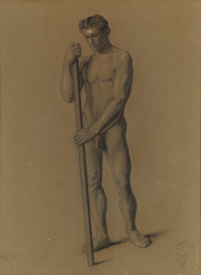 Étude de la figure masculine, 1875 - Theodore Robinson