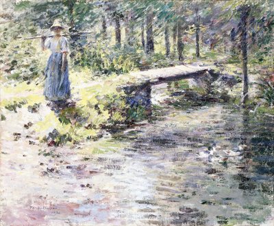 Le petit pont - Theodore Robinson