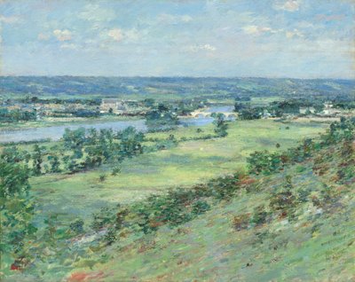 La Vallée de la Seine, depuis les collines de Giverny - Theodore Robinson