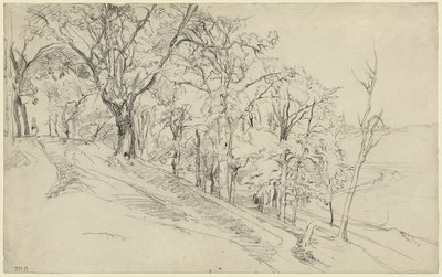 Forêt à Boisrémond (recto) ; Chalet dans une forêt (verso) - Theodore Rousseau