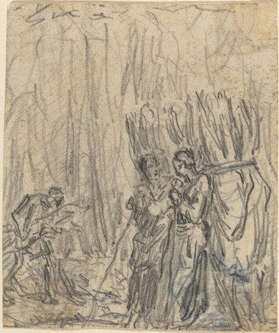 Les glaneuses - Theodore Rousseau