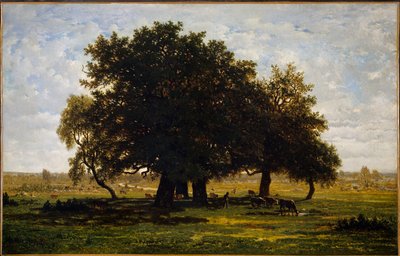 Groupe de Chênes, Apremont - Pierre Etienne Theodore Rousseau