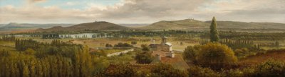 Paysage Panoramique près de la Rivière Moselle - Theodore Rousseau