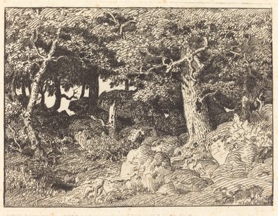 Chênes rocheux - Theodore Rousseau