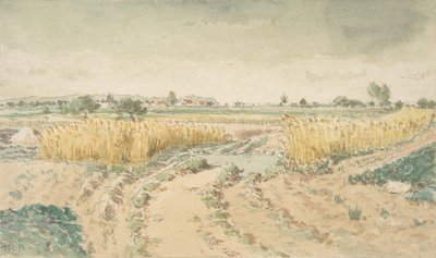 Champs de blé, 1865 - Theodore Rousseau