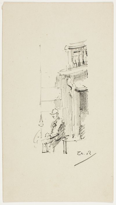 Figure et porte - Theodore Roussel