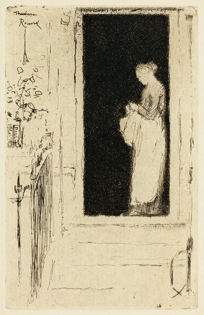 Pénélope, Une Porte à Chelsea - Theodore Roussel